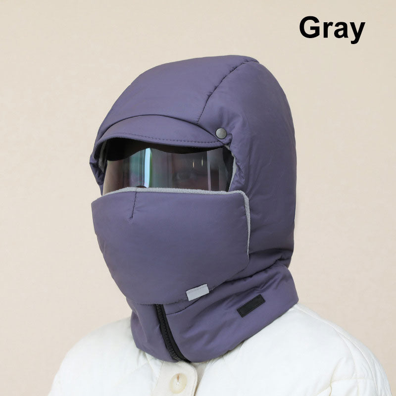 🏇 Outdoor-Reitmaske mit Brille – winddicht, Vollgesicht, praktisch 📦