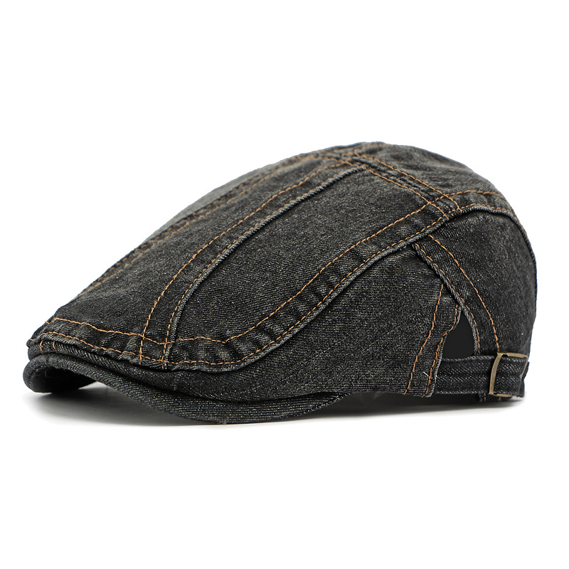 🧢 Unisex Denim-Newsboy-Cap – Mehrere Farben, lässig und einfach zu kombinieren ✨