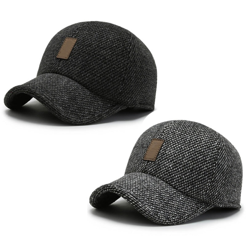 🧢 Herren Baseballkappe mit Ohrenklappen – Warm, praktisch und stylisch für den Winter ✨