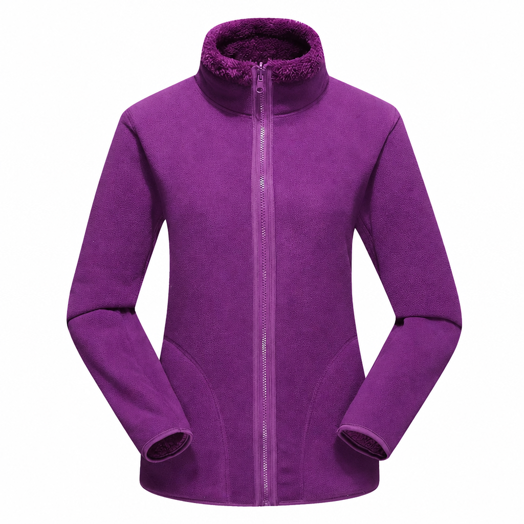 🎉✨Unisex-Wendbare warme Jacke mit Reißverschluss und Stehkragen