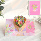 🌼💌 3D картичка с вечно цъфтящи цветя – персонализирано любовно послание и вечен цвят 🎁