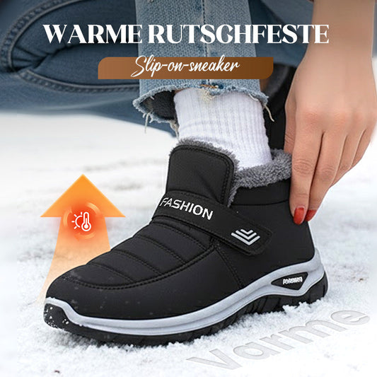 ❄️ Rutschfeste warme Winter-Sneaker zum Hineinschlüpfen – Bequemer Halt für Schnee & Alltag ✨
