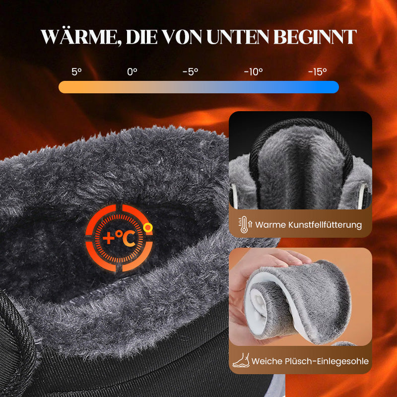 ❄️ Rutschfeste warme Winter-Sneaker zum Hineinschlüpfen – Bequemer Halt für Schnee & Alltag ✨