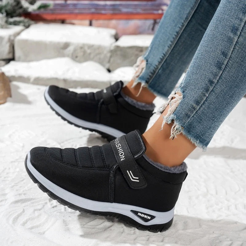 ❄️ Rutschfeste warme Winter-Sneaker zum Hineinschlüpfen – Bequemer Halt für Schnee & Alltag ✨