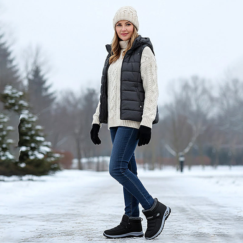 ❄️ Rutschfeste warme Winter-Sneaker zum Hineinschlüpfen – Bequemer Halt für Schnee & Alltag ✨