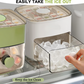 🥤🧊 Съд за приготвяне на лед със съхранение – 48 кубчета наведнъж, капак против изтичане. Подредим, спестява място. Включва лопатка и щипци за лед. Задължителен аксесоар за лятото. 🏖️✅