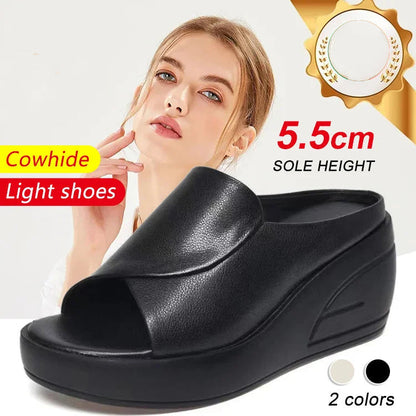 👠✨ Сандали с повдигната пета 5,5 см – удобни, стилни и идеални за ежедневието(35-40)) 🌸