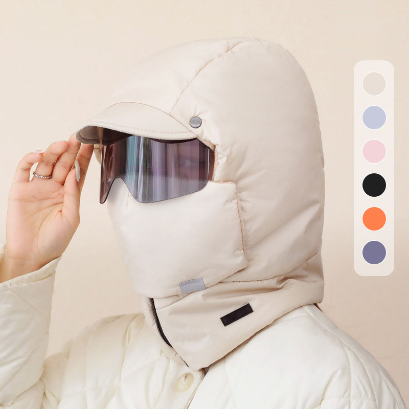 🏇 Outdoor-Reitmaske mit Brille – winddicht, Vollgesicht, praktisch 📦