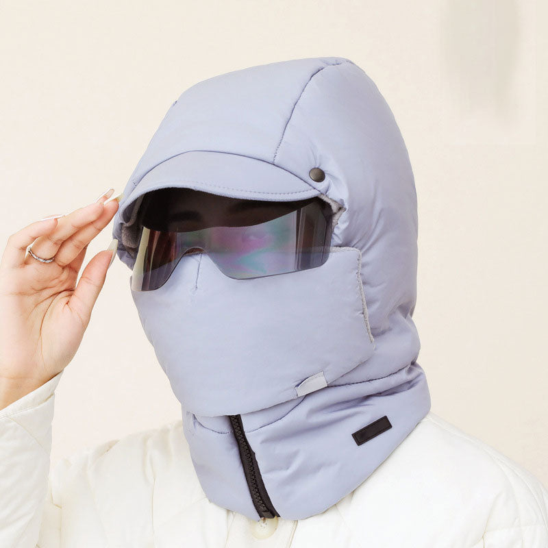 🏇 Outdoor-Reitmaske mit Brille – winddicht, Vollgesicht, praktisch 📦