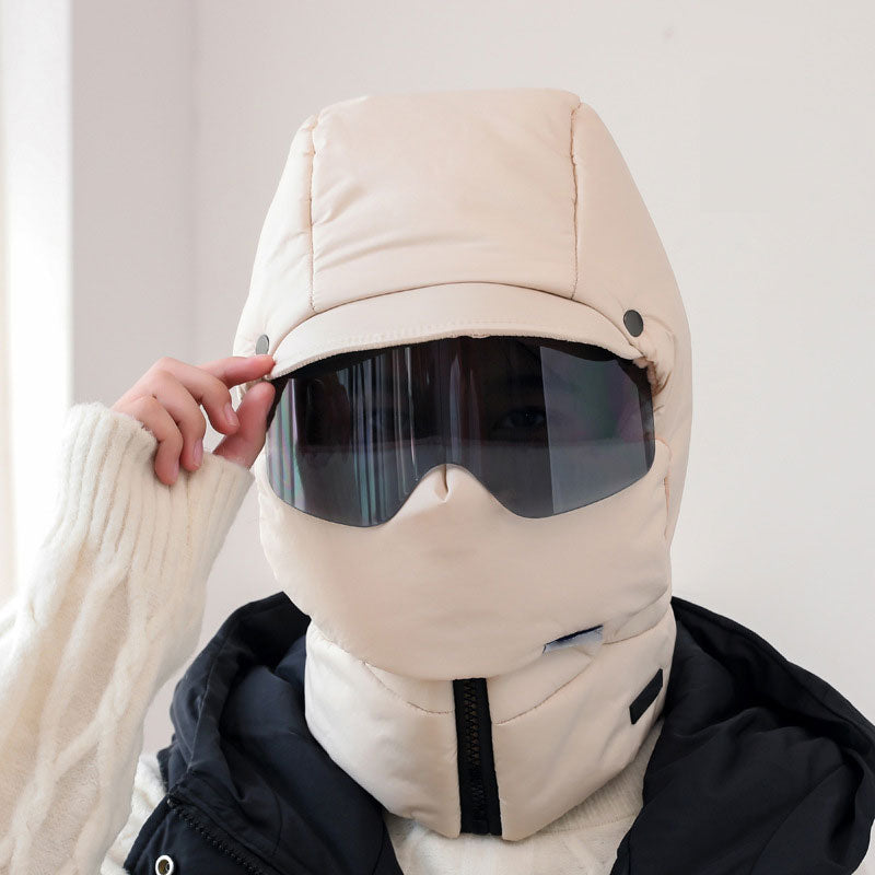 🏇 Outdoor-Reitmaske mit Brille – winddicht, Vollgesicht, praktisch 📦