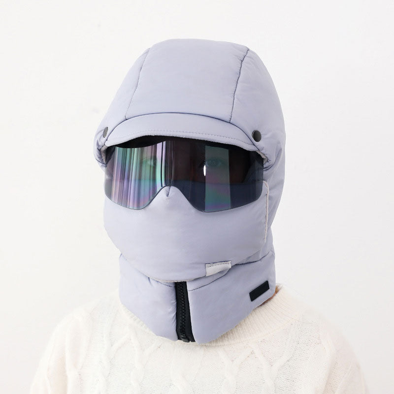 🏇 Outdoor-Reitmaske mit Brille – winddicht, Vollgesicht, praktisch 📦