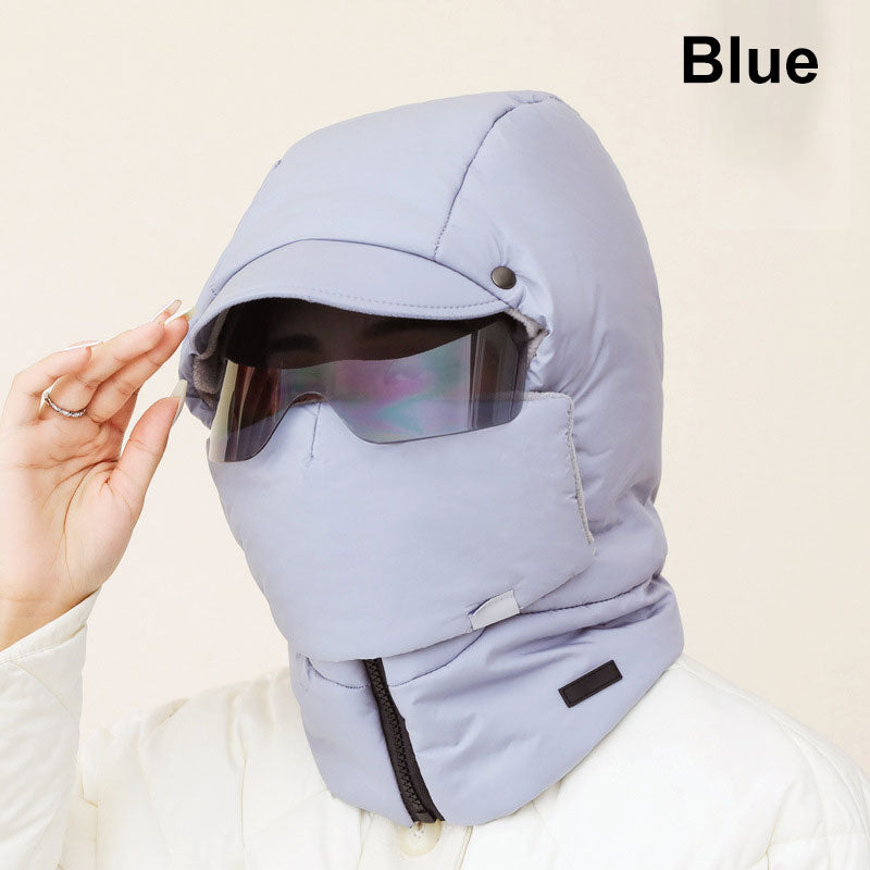 🏇 Outdoor-Reitmaske mit Brille – winddicht, Vollgesicht, praktisch 📦