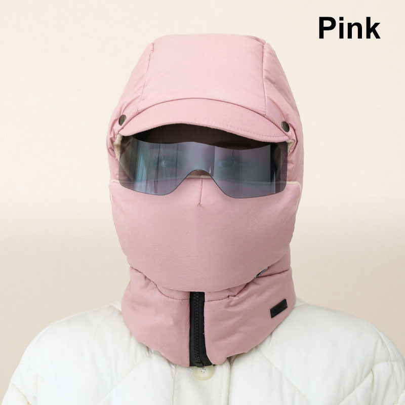 🏇 Outdoor-Reitmaske mit Brille – winddicht, Vollgesicht, praktisch 📦