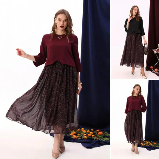 【M-4XL】💗Комплектна пола с елегантен бюст