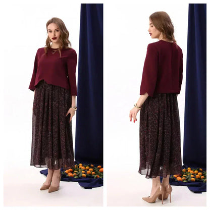 【M-4XL】💗Комплектна пола с елегантен бюст