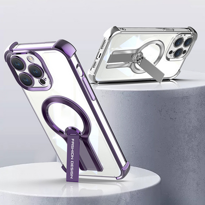 Магнитен калъф с държач за телефон с гланцово покритие