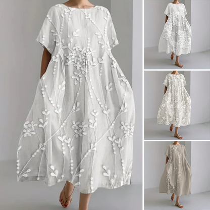 ✨ Удобна макси рокля, изработена от 100% лен 👗