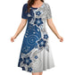 Women's Casual Print Short Sleeve Dress
