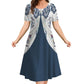 Women's Casual Print Short Sleeve Dress