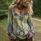 Women's Casual Printed Round Neck Top