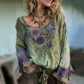 Women's Casual Printed Round Neck Top