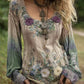 Women's Casual Printed Round Neck Top