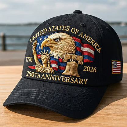 🔥Лимитирана серия бейзболни шапки за 250-годишнината на САЩ🧢