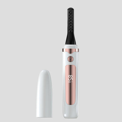 Portable Heated Electric Eyelash Curler with Display