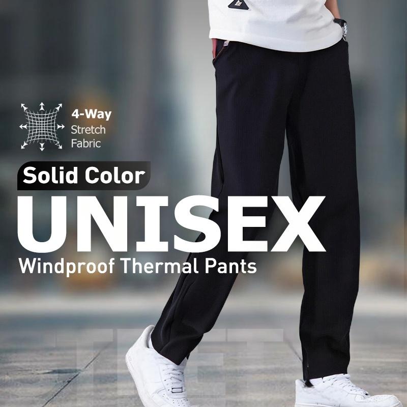 🔥 Winddicht & wärmend, Schutz bei jedem Wetter! Unisex-Windschutz-Thermohosen – Gerades Bein & Jogger-Stil ✨