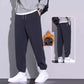 🔈🔈🔥Herrenhose aus Cord mit verjüngtem Schnitt, Kordelzug und Taschen