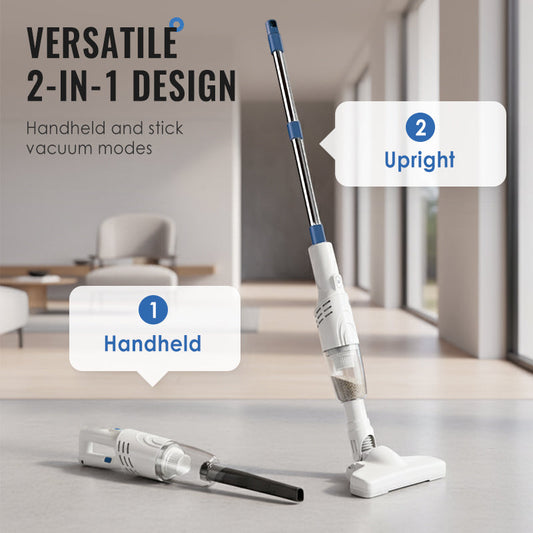 🔥🔋 Безжичен 2 в 1 вертикален и ръчен прахосмукачка 🏡✨
