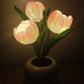 🔥 LED Лампа за Нощно Осветление с Формата на Цвете Тюлпан 🌷💡