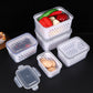 🍎🥬 Комплект от 3 контейнера за съхранение на плодове за хладилник със сменяем цедник💡