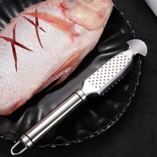 🐟🍽️ Уред за почистване на люспи от риба от неръждаема стомана