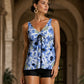 Women's Tummy Control Two Piece Tankini Swimsuit