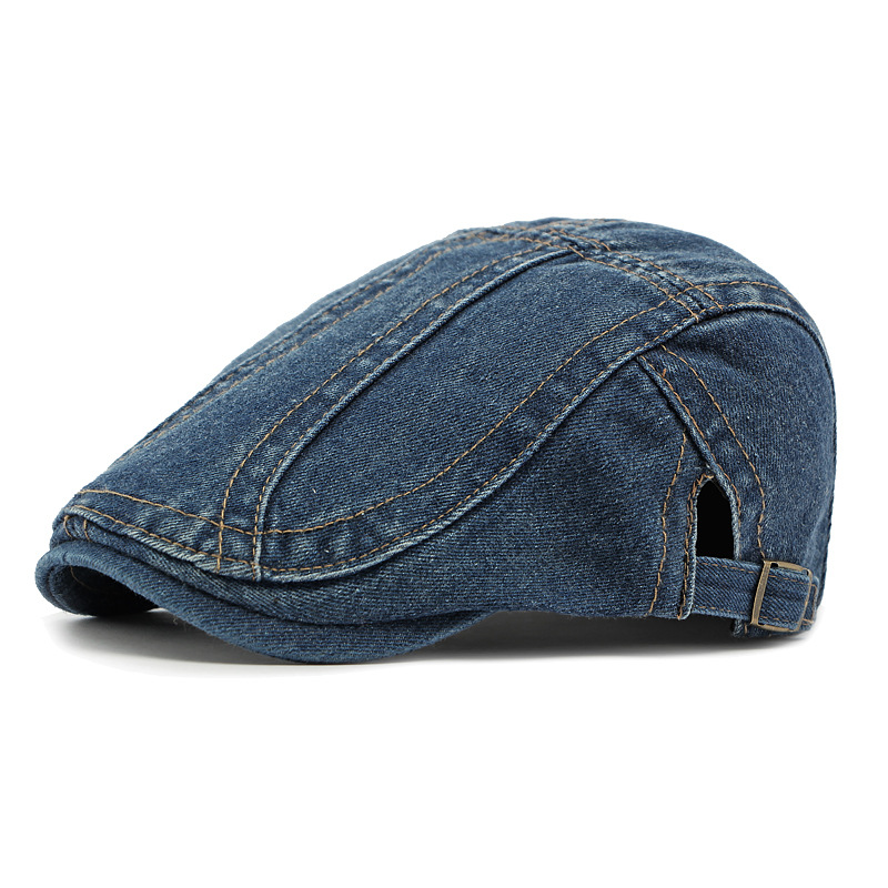 🧢 Unisex Denim-Newsboy-Cap – Mehrere Farben, lässig und einfach zu kombinieren ✨