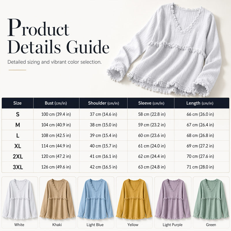 👚 Zeitlich begrenztes Angebot! Lässiges Damen-Oberteil mit V-Ausschnitt und Langarm 📦