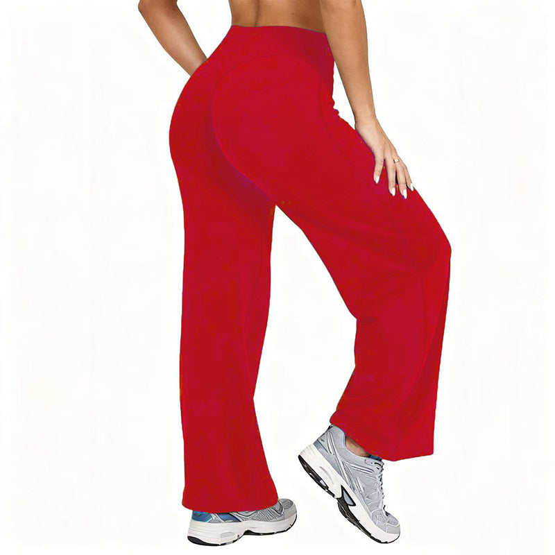 ✨ Weite Damen Yogahose – Hohe Taille ohne Einschneiden, angenehmer Tragekomfort ⚡