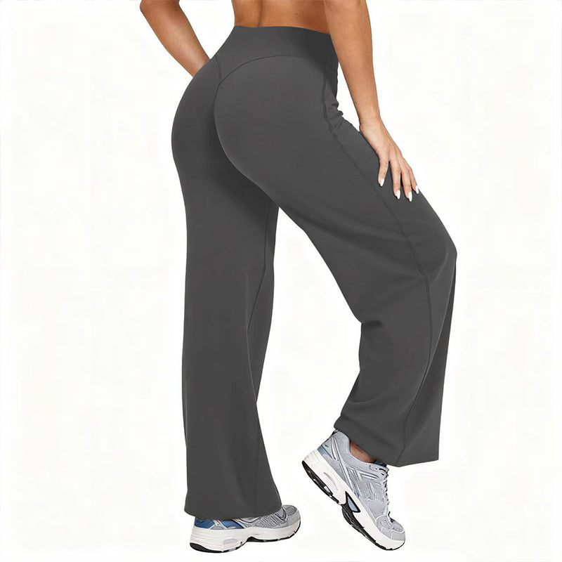✨ Weite Damen Yogahose – Hohe Taille ohne Einschneiden, angenehmer Tragekomfort ⚡