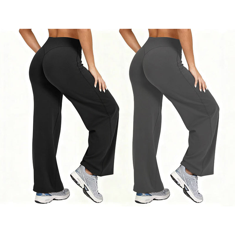 ✨ Weite Damen Yogahose – Hohe Taille ohne Einschneiden, angenehmer Tragekomfort ⚡