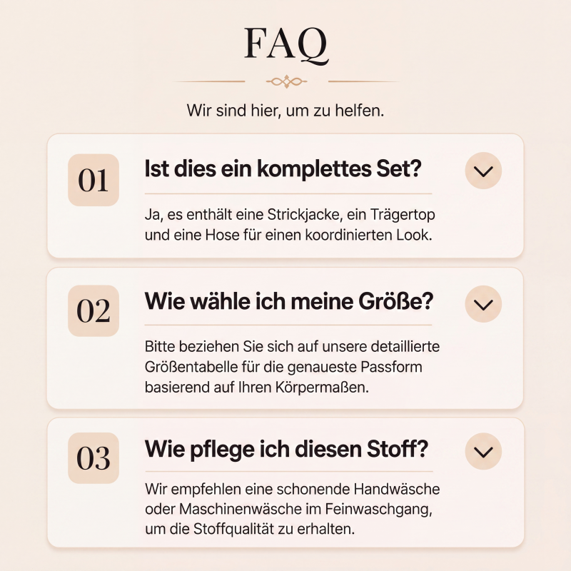 🌸 3-teiliges Damen-Set – Mühelose Eleganz und ausdrucksstarker Style 🔥