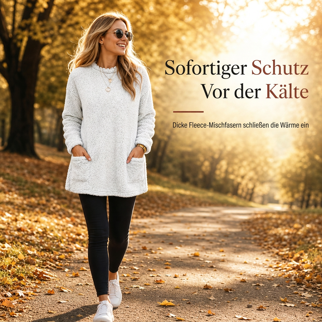 💕 Aktionsfavorit: Thermo-Langarmshirt Damen – Warm, weich, ideal für den Alltag ⚡