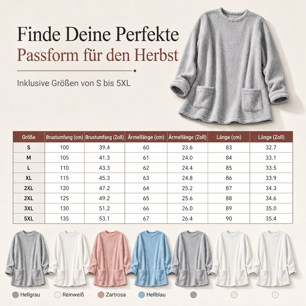 💕 Aktionsfavorit: Thermo-Langarmshirt Damen – Warm, weich, ideal für den Alltag ⚡