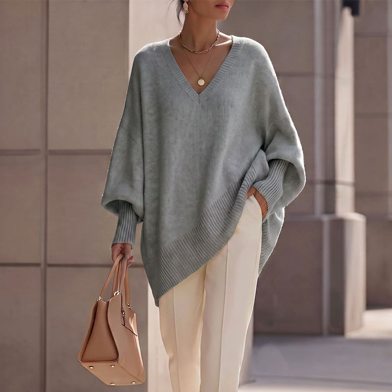 🌿 Klassisch & feminin – Strickpullover in mittlerer Länge – Weicher Stoff, moderner Schnitt & vielseitig kombinierbar