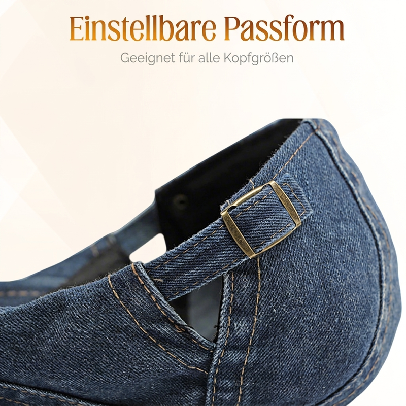 🧢 Unisex Denim-Newsboy-Cap – Mehrere Farben, lässig und einfach zu kombinieren ✨