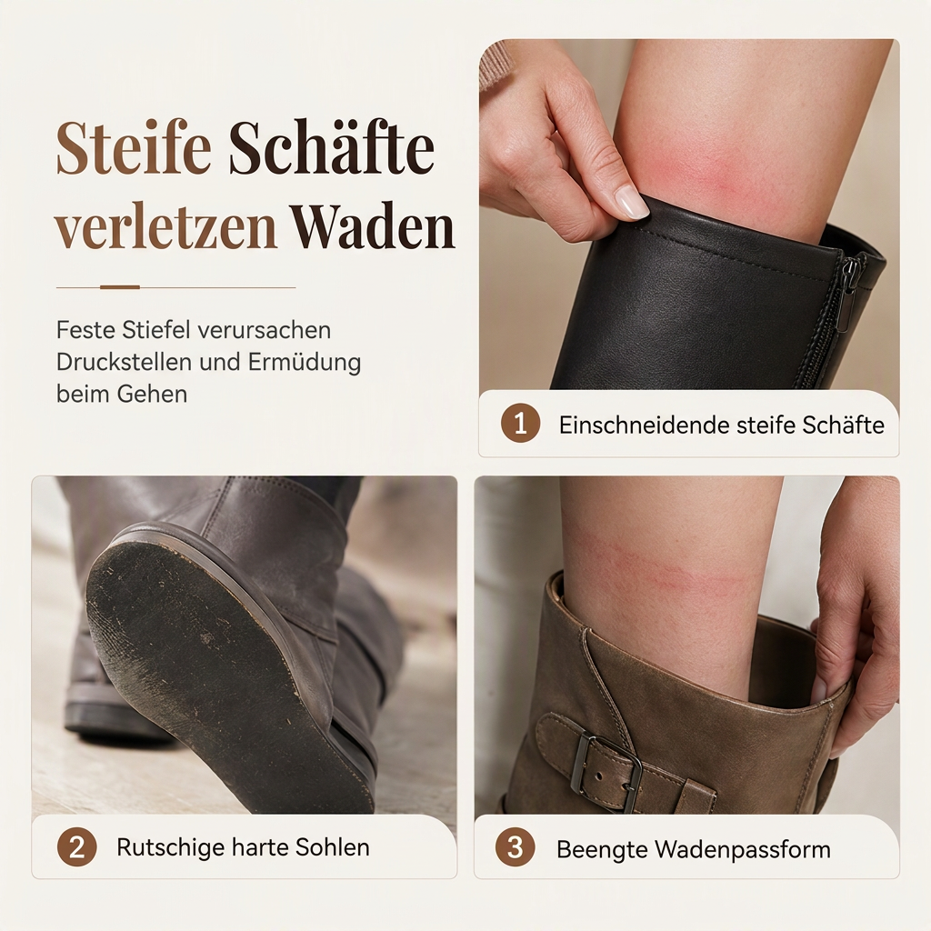 👢 Schnürstiefeletten für Damen – Weites Schaft, mittelhoch, praktisch ⚡