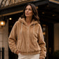 💕 Damen-Wintermantel aus weichem Teddy-Fleece – mit Kapuze, angenehm warm, lockere Passform 🧥