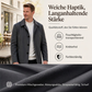 🧥 Einfarbiger, einreihiger Mantel in mittlerer Länge für Herren – Schlicht und elegant ✨