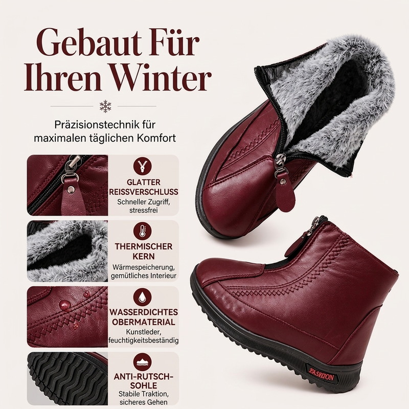 🎉 Warme rutschfeste Winterstiefel für Damen