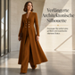 🍂 Herbst-Bestseller! Über 48.000 Mal verkauft! Elegantes 2-Teiler-Outfit für Damen – Retro-Langmantel & schlichte Hose ✨